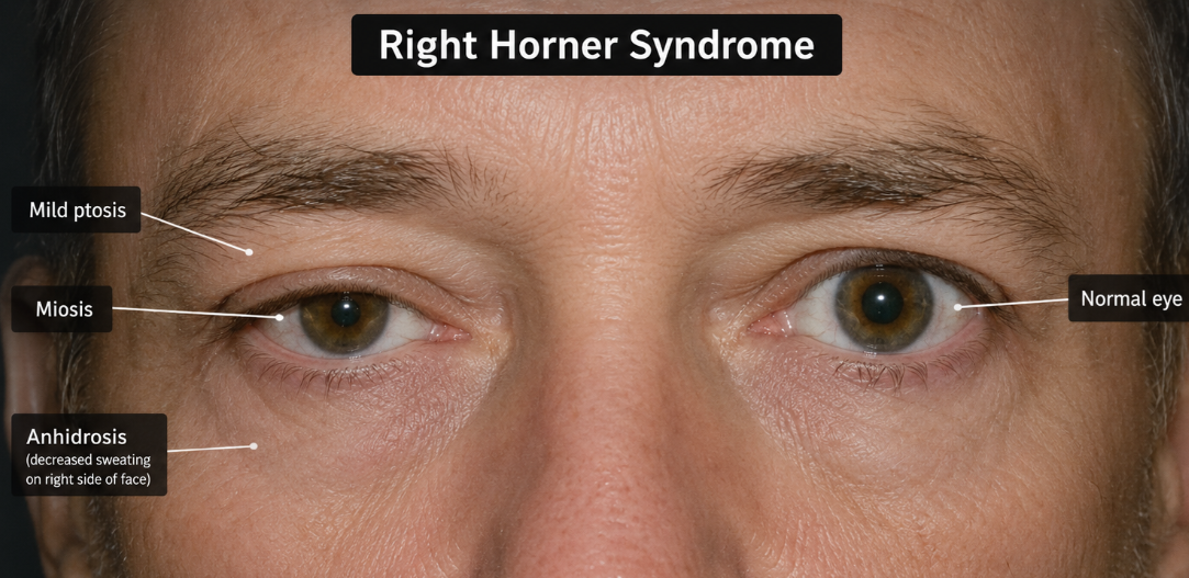 Horner Syndrome Eye Signs